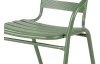 Kovová zahradní židle Bruto, zelená