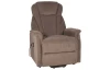 Polohovatelné relaxační křeslo Toronto, šedo-hnědá látka