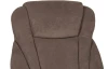 Polohovatelné relaxační křeslo Toronto, šedo-hnědá látka