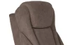 Polohovatelné relaxační křeslo Toronto, šedo-hnědá látka