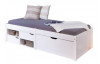 Úložná postel Farum 90x200 cm, bělěná borovice