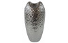 Váza Modern 29 cm, stříbrná, atypický tvar