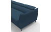 Rohová sedací souprava Mango, námořnická modrá látka, levý roh