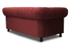 Pohovka Chesterfield, červená látka