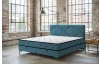 Postel Parana 160x200 cm, modrá aqua sametová látka