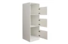 Regál s dvířky Mr. Sauber, 50 cm, bílá