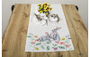 Běhoun na stůl Velikonoční motiv - zajíčci na louce, 150x40 cm