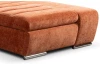 Rohová sedačka Kornelia, terakota strukturovaná tkanina, pravý roh