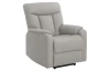 Křeslo s elektrickým polohováním Fiona, světle šedá látka