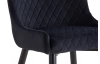 Jídelní židle Charlotta, černá látka