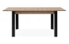 Jídelní stůl s rozkládací funkcí Talida 100x80 cm, dub artisan/černý