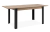 Jídelní stůl s rozkládací funkcí Talida 100x80 cm, dub artisan/černý