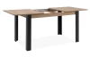 Jídelní stůl s rozkládací funkcí Talida 100x80 cm, dub artisan/černý