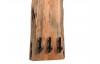 Dřevěný nástěnný věšák s háčky Columbo, mango/kov