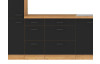 Dolní zásuvková kuchyňská skříňka Modena, 40 cm, dub artisan/černá