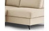 Sedací souprava Boom, béžová látka, tvar pravé U, bez rozkladu