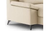 Sedací souprava Boom, béžová látka, tvar pravé U, bez rozkladu
