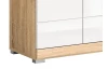 Koupelnová skříňka pod umyvadlo Lambada, dub sonoma/bílá lesk