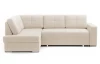 Rohová sedací souprava Stilo, béžová látka, levý roh