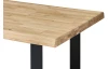 Jídelní stůl z dubového dřeva Chris U, 180x100 cm