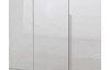 Šatní skříň New York D, 180 cm, bílá/bílý lesk