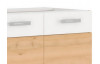 Dolní kuchyňská skříňka Iconic 80D2F, buk iconic/bílý mat, šířka 80 cm