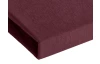 Napínací prostěradlo 100x200 cm, bordó, bavlna
