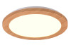 Stropní LED osvětlení Camillus 26 cm, kulaté, imitace dřeva
