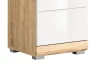Koupelnová stojací skříňka Lambada, dub sonoma/bílá lesk