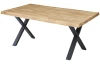Jídelní stůl z dubového dřeva Chris X, 180x100 cm