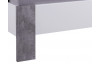 Postel Jule 140x200 cm, bílá/šedý beton