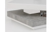 Konferenční stolek Andy, bílý/šedý beton
