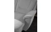 Sedací souprava Relaxness, tvar U, světle šedá látka, bez funkcí