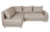 Rohová sedací souprava Beate, béžová látka, levý roh