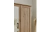 Šatní skříň Nadja, 225 cm, dub artisan/zrcadlo