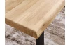 Jídelní stůl z dubového dřeva Chris U, 160x90 cm