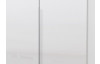 Šatní skříň New York D, 90 cm, bílá/bílý lesk