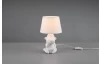 Stolní lampa Chita, motiv opice, bílá