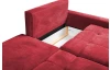 Rohová sedací souprava Kevin, šípkově červená látka, pravý roh