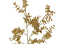 Umělá květina Vánoční větev eukalyptus 70 cm, zlatá