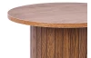 Kulatý odkládací stolek Seline, 40 cm, dub