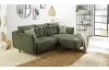 Rohová sedací souprava Salo, zelená látka