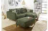 Rohová sedací souprava Salo, zelená látka
