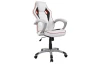 Kancelářské křeslo Tim, bílé/šedé/červené