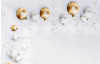 Ubrus 80x80 cm, motiv vánoční ozdoby
