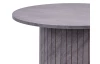 Kulatý stolek Brescia, 60 cm, šedý kámen