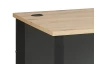 Psací stůl Memphis 120 cm, dub artisan/grafit