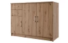 Komoda 3-dveřová Universal, 118 cm, dub artisan