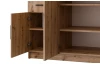 Komoda 3-dveřová Universal, 118 cm, dub artisan