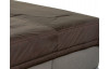 Postel Monte 160x200 cm, béžová tkanina/deka/polštáře